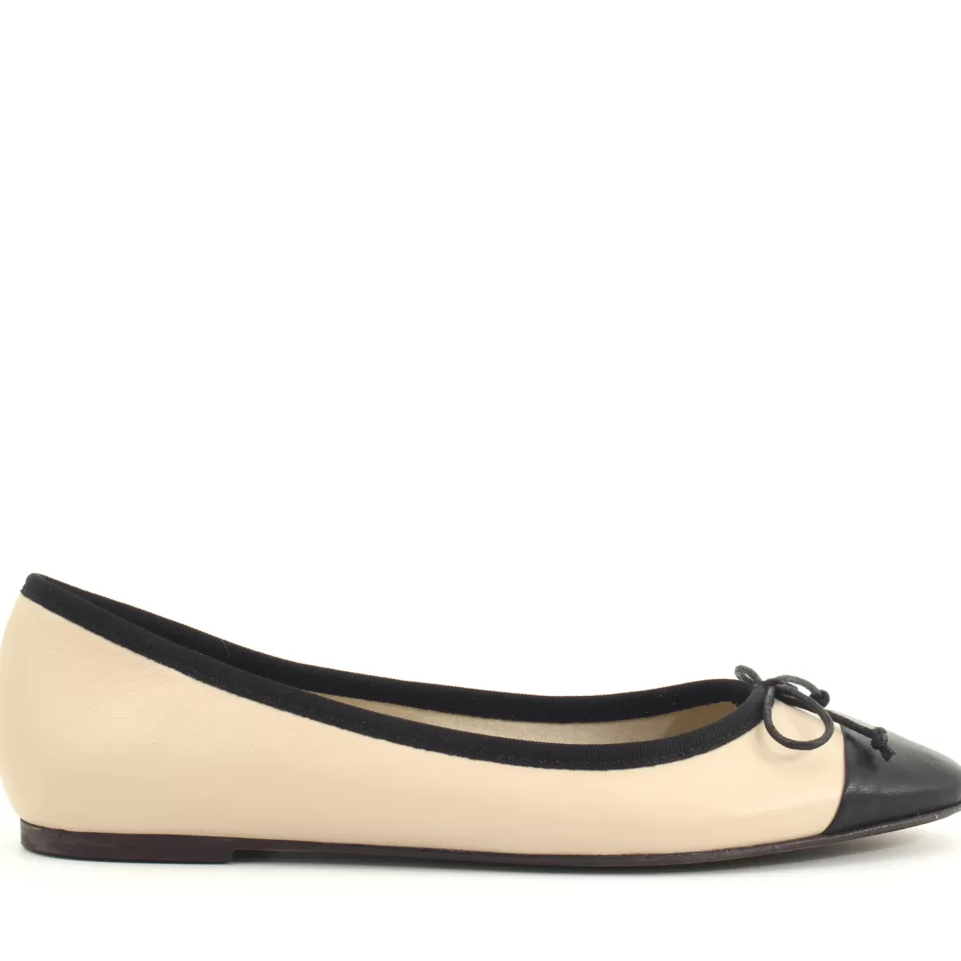 Le Walterine Ballerina Iana Beige, Nero Best