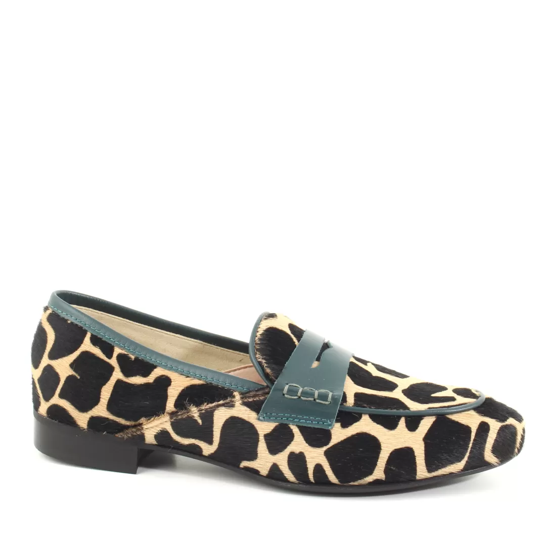 Le Walterine Mocassino Florentia Animalier, Giraffa Best