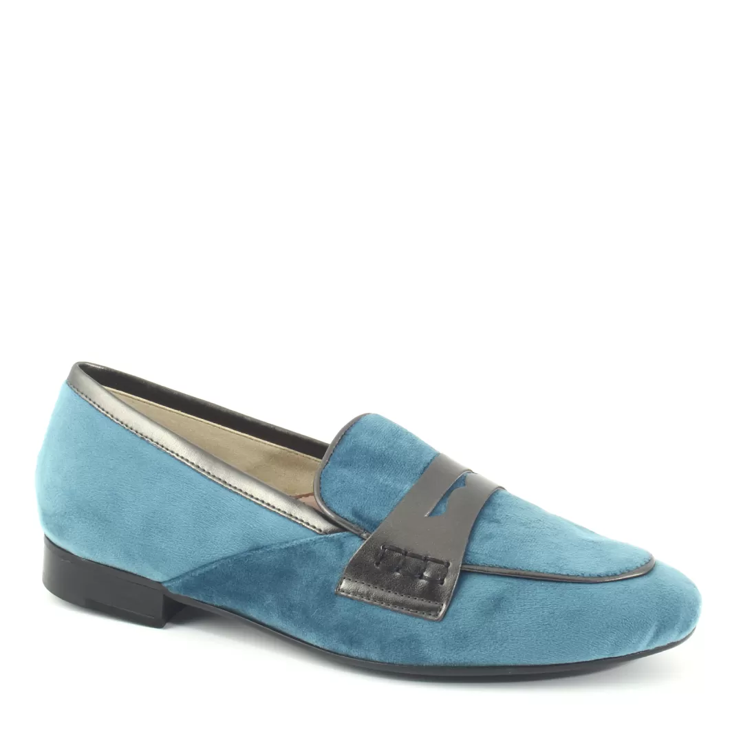 Le Walterine Mocassino Florentia Azzurro Best Sale