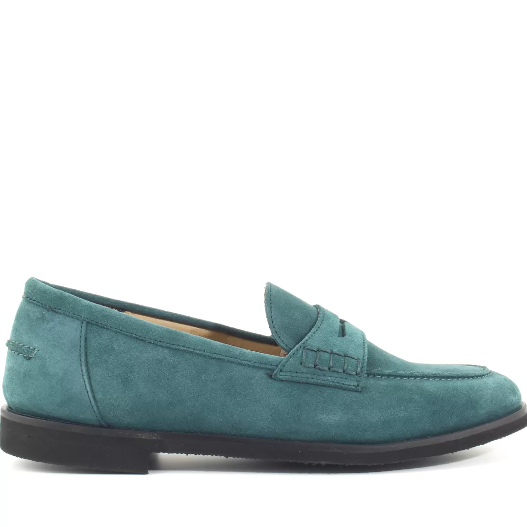 Le Walterine Mocassino Penny Blu, Petrolio Discount