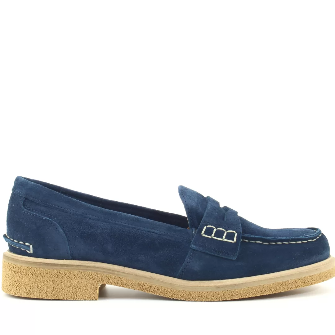 Le Walterine Mocassino Zeno Blu, Jeans Best Sale