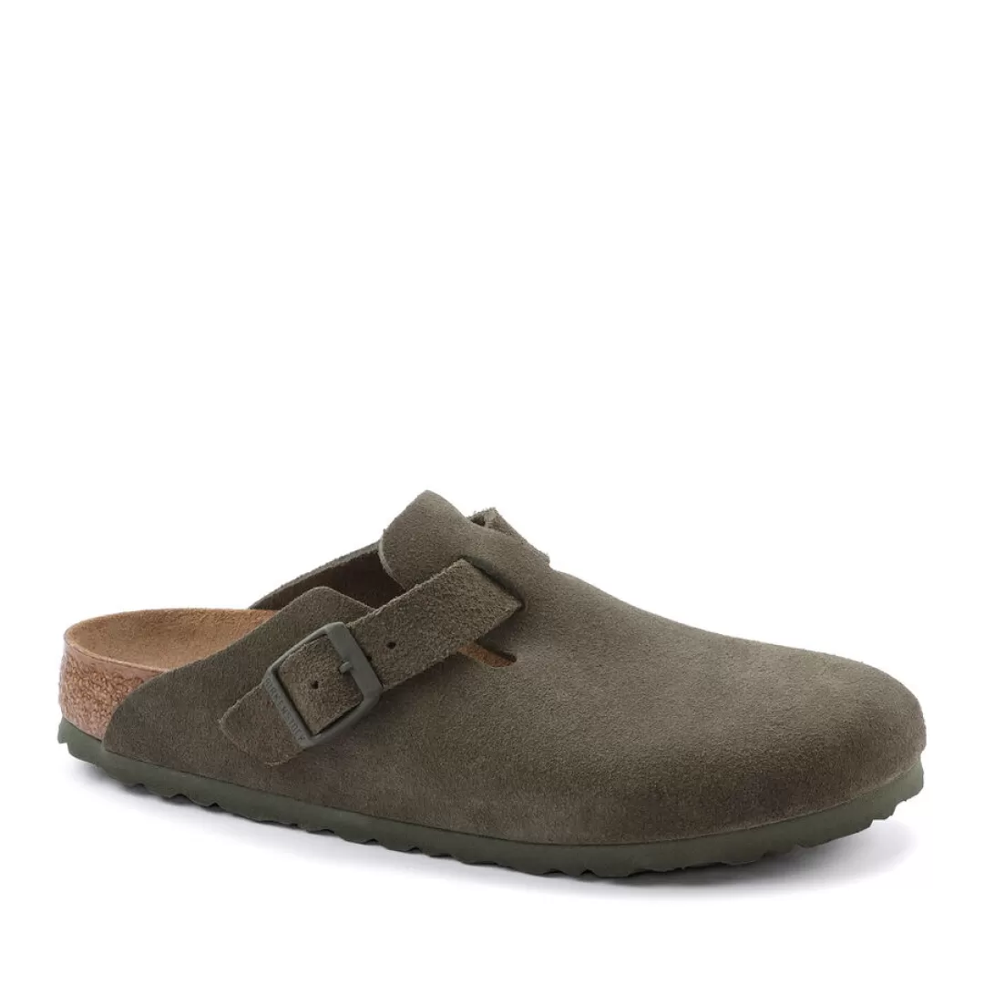 Birkenstock Sabot Boston Marrone Flash Sale