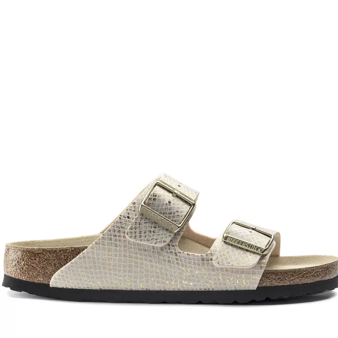 Birkenstock Sandalo Arizona Beige, Oro Best