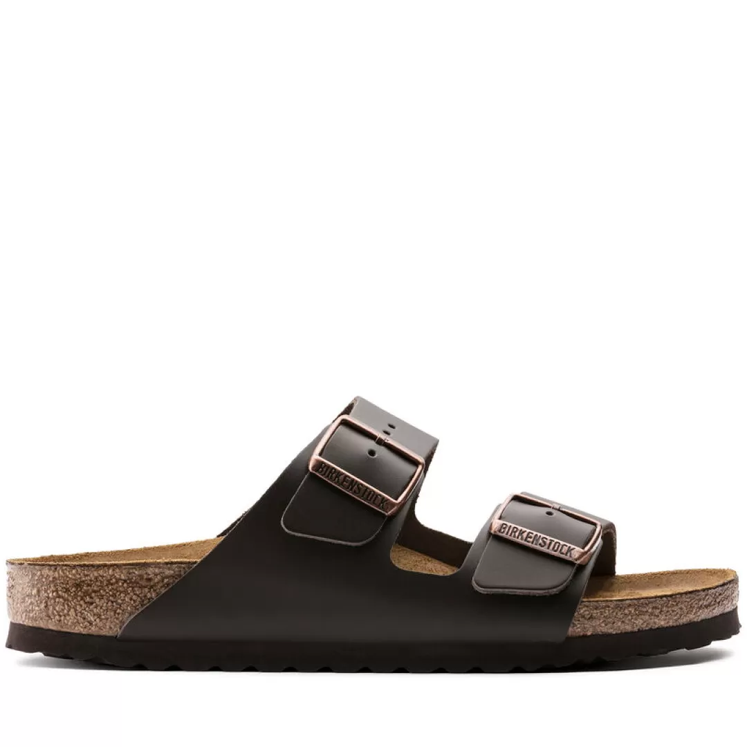 Birkenstock Sandalo Arizona Marrone, Testa Di Moro Fashion