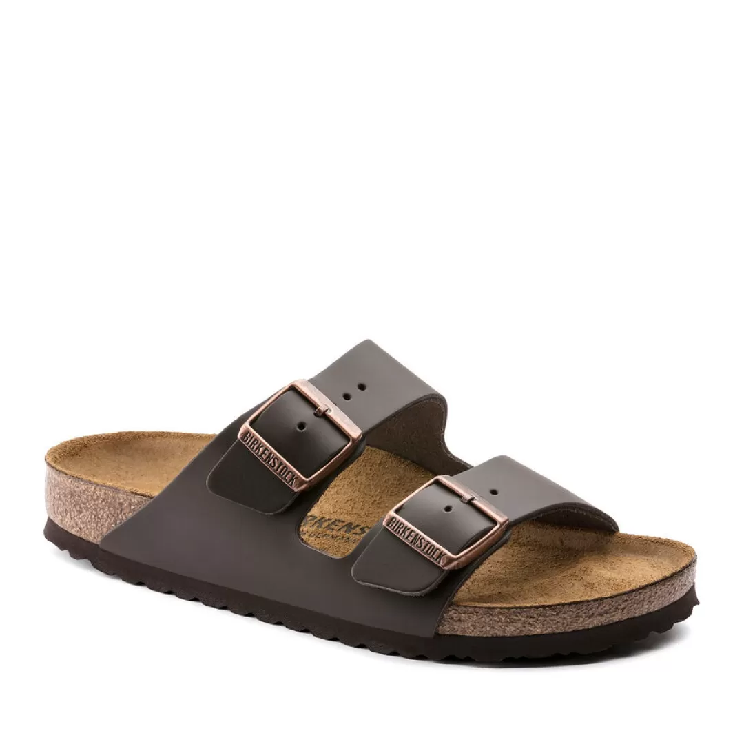 Birkenstock Sandalo Arizona Marrone, Testa Di Moro Fashion