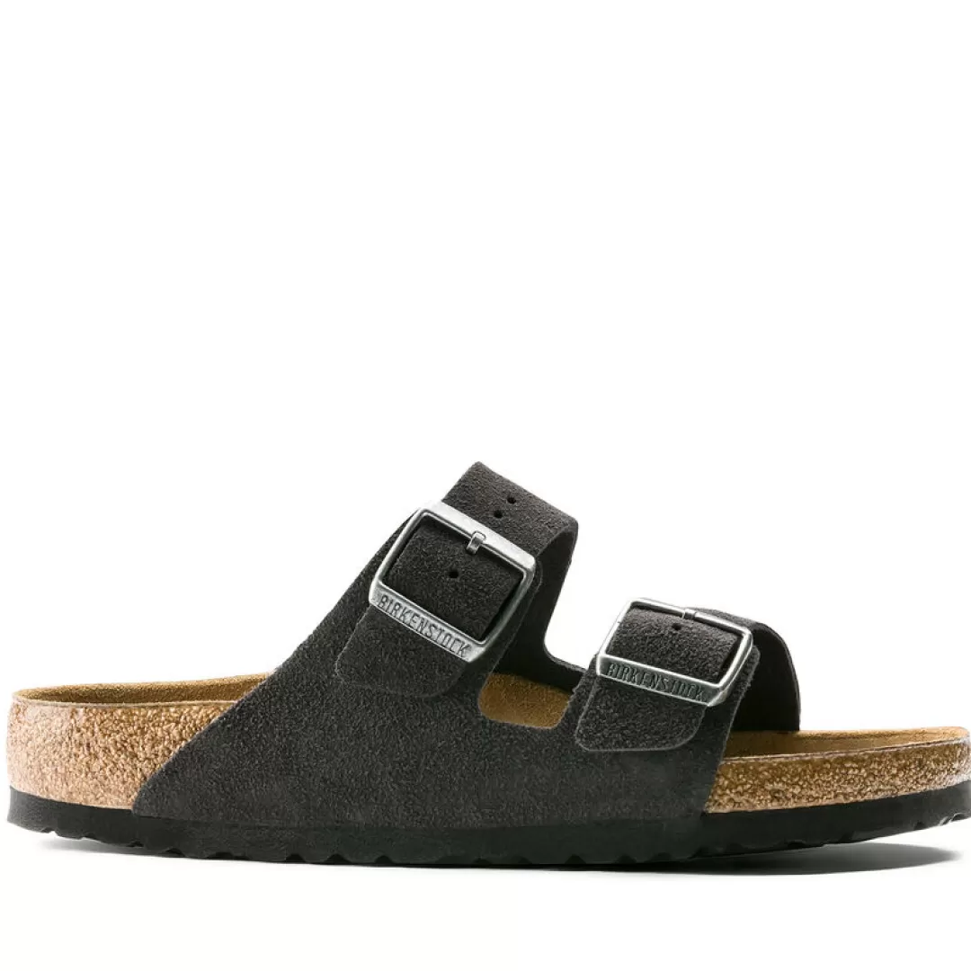 Birkenstock Sandalo Arizona Plantare Morbido Grigio Best Sale