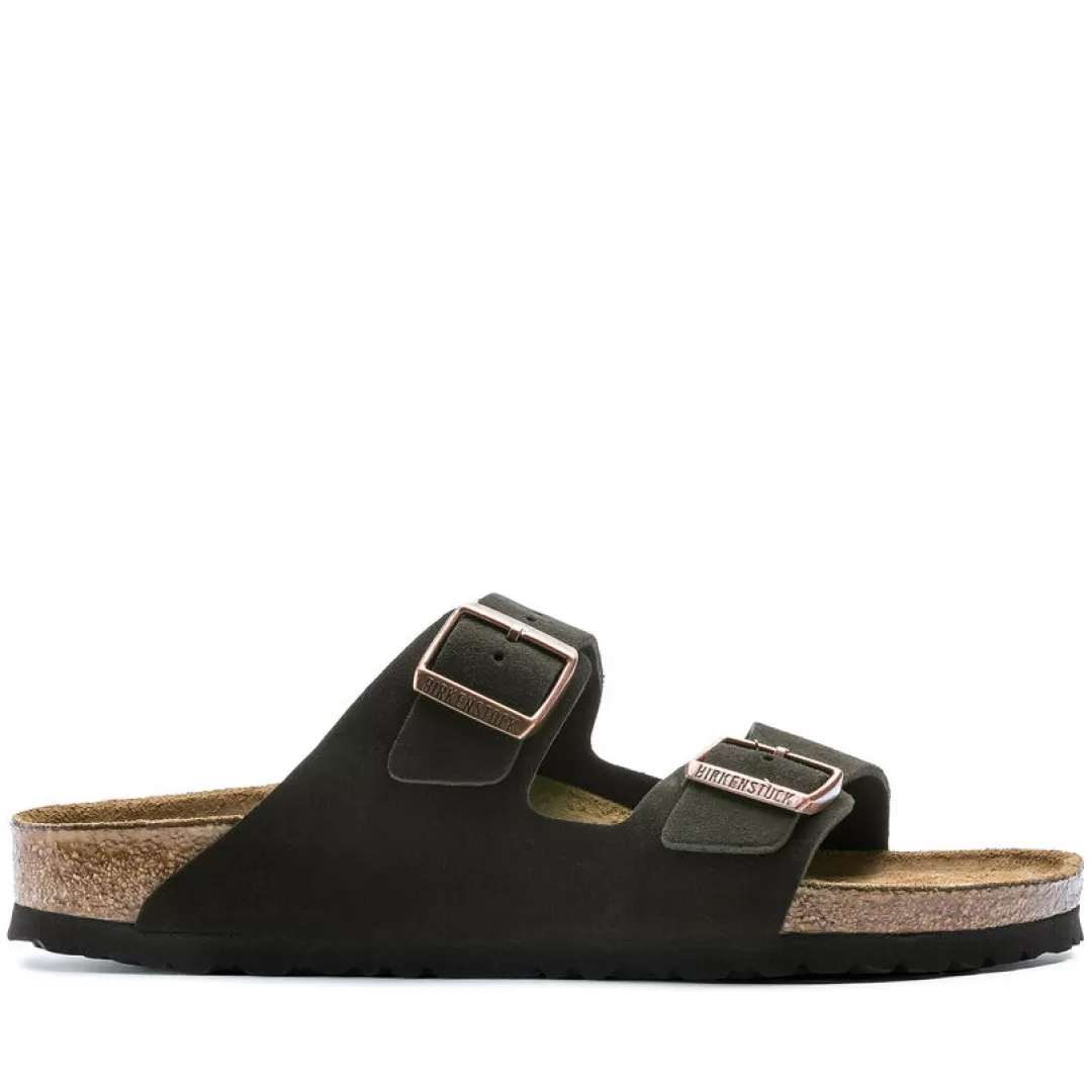 Birkenstock Sandalo Arizona Plantare Morbido Marrone Discount