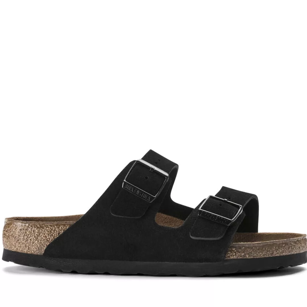 Birkenstock Sandalo Arizona Plantare Morbido Nero Cheap