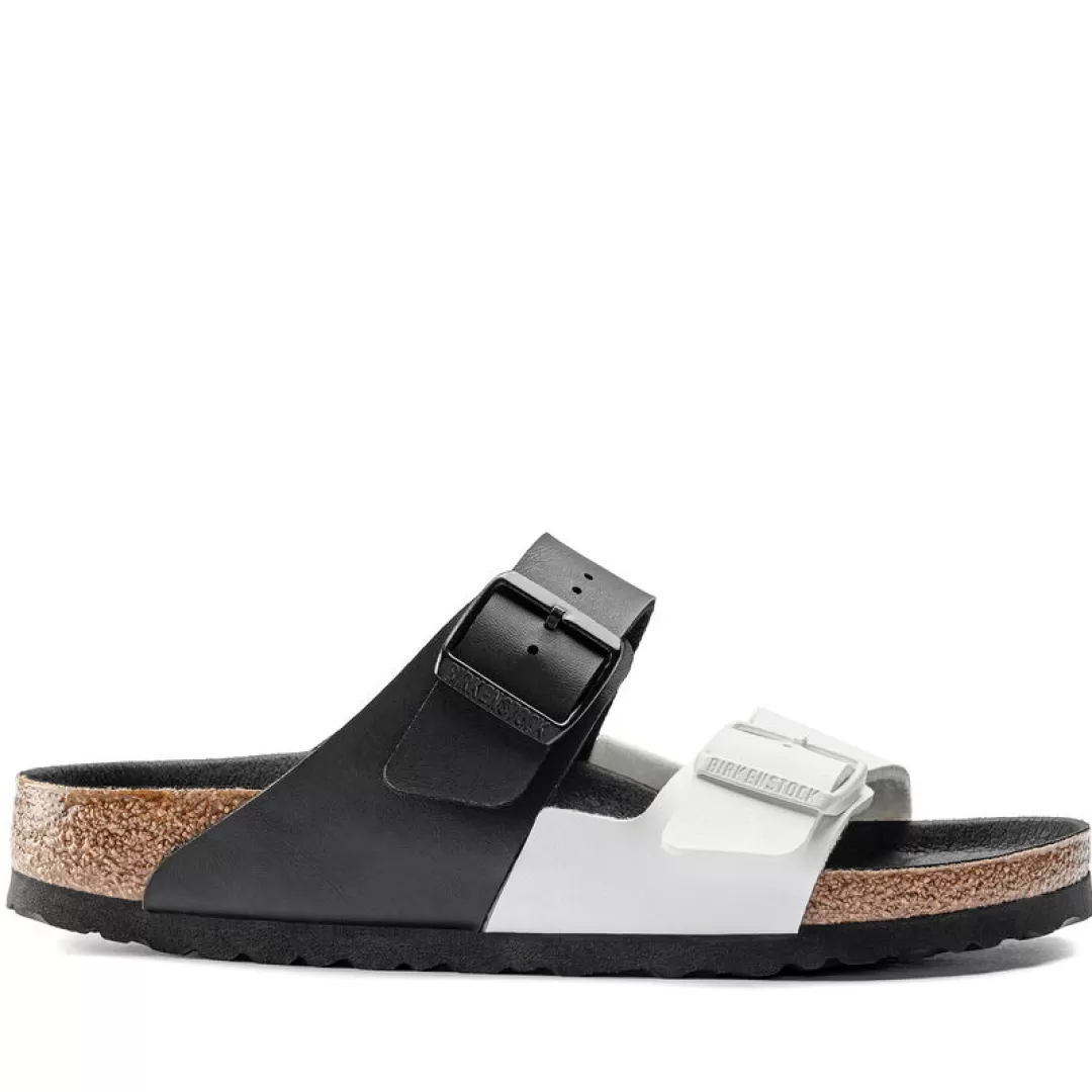 Birkenstock Sandalo Arizona Split Bianco, Nero Cheap