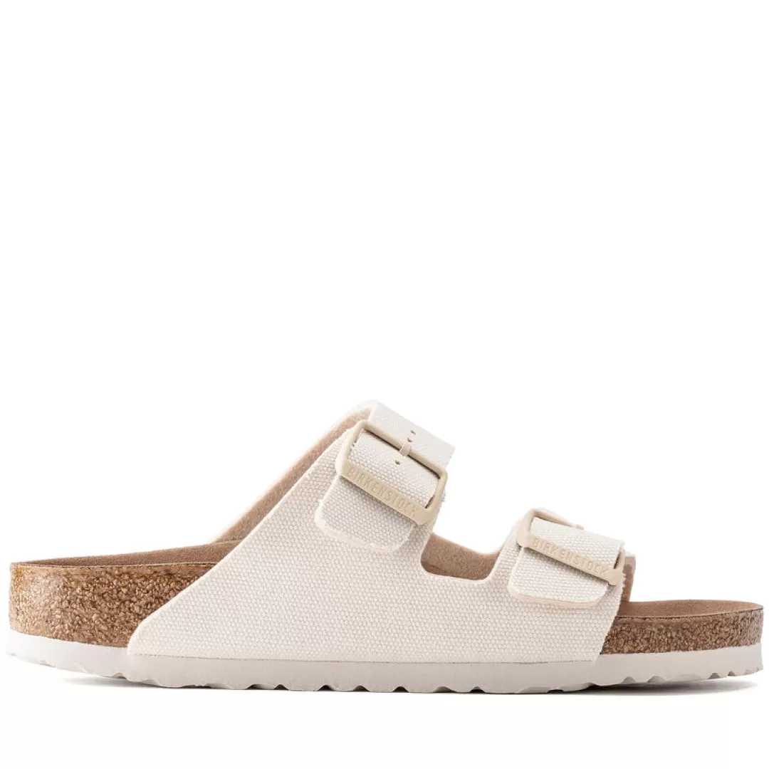 Birkenstock Sandalo Arizona Vegan Beige, Bianco Hot