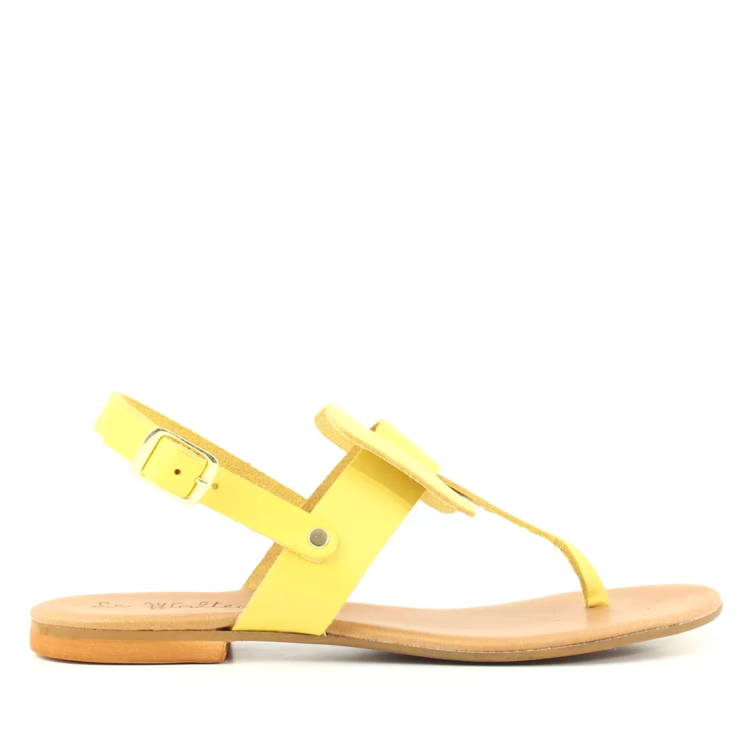 Le Walterine Sandalo Infradito Clizia Giallo Flash Sale