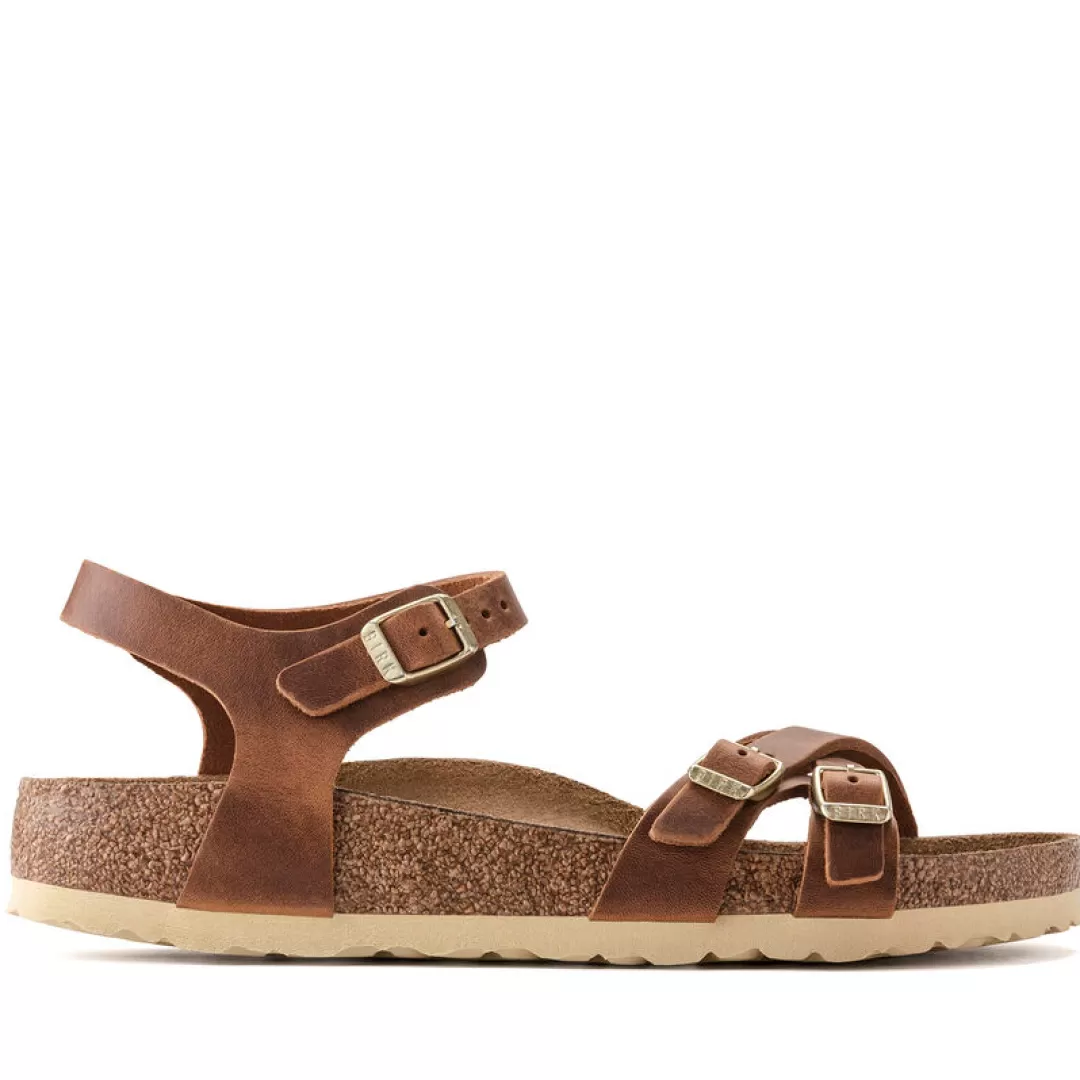 Birkenstock Sandalo Kumba Cuoio, Marrone Hot