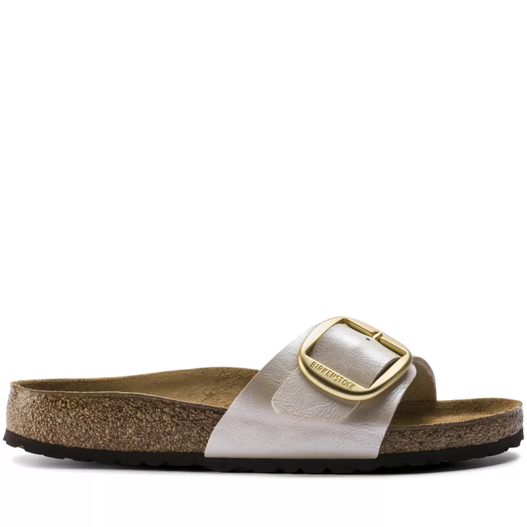 Birkenstock Sandalo Madrid Big Buckle Bianco Clearance