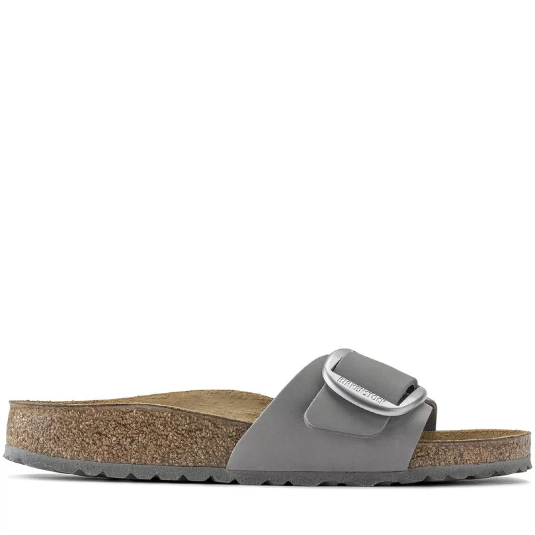 Birkenstock Sandalo Madrid Big Buckle Grigio Clearance