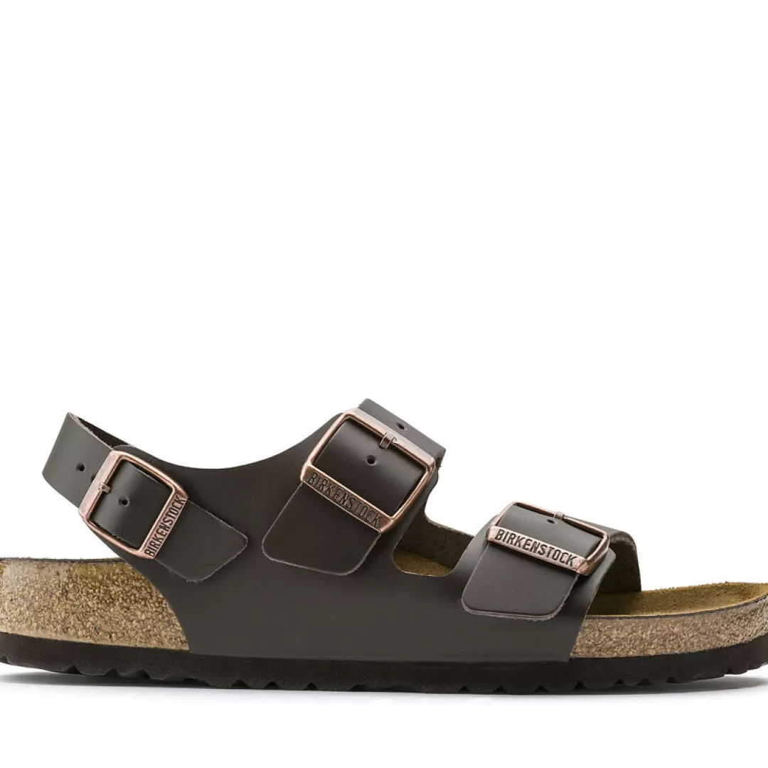 Birkenstock Sandalo Milano Marrone, Testa Di Moro Best Sale