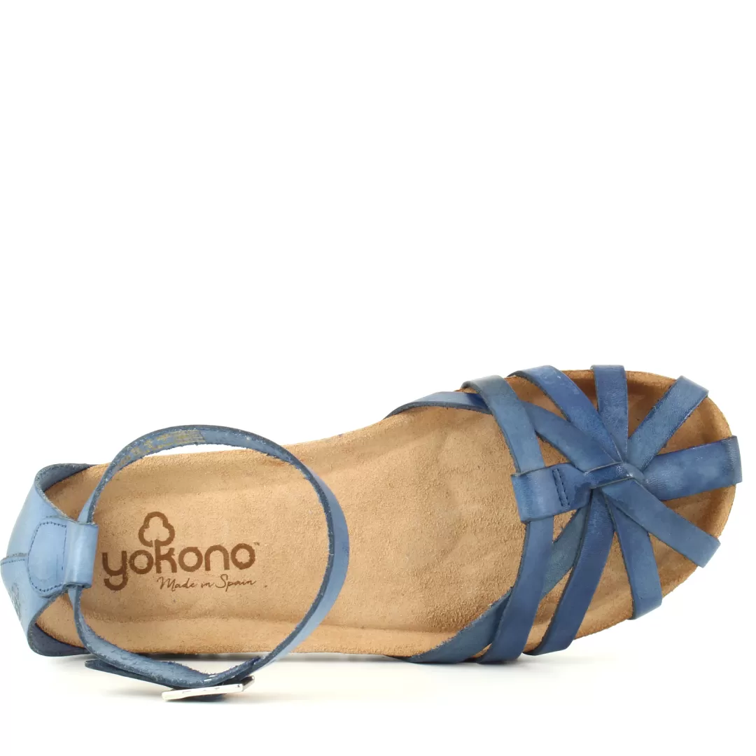 Yokono Sandalo Villa 011 Azzurro, Jeans New