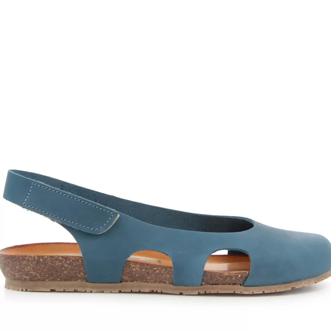 BioNatura Slingback 68 Volterra Azzurro, Jeans Cheap