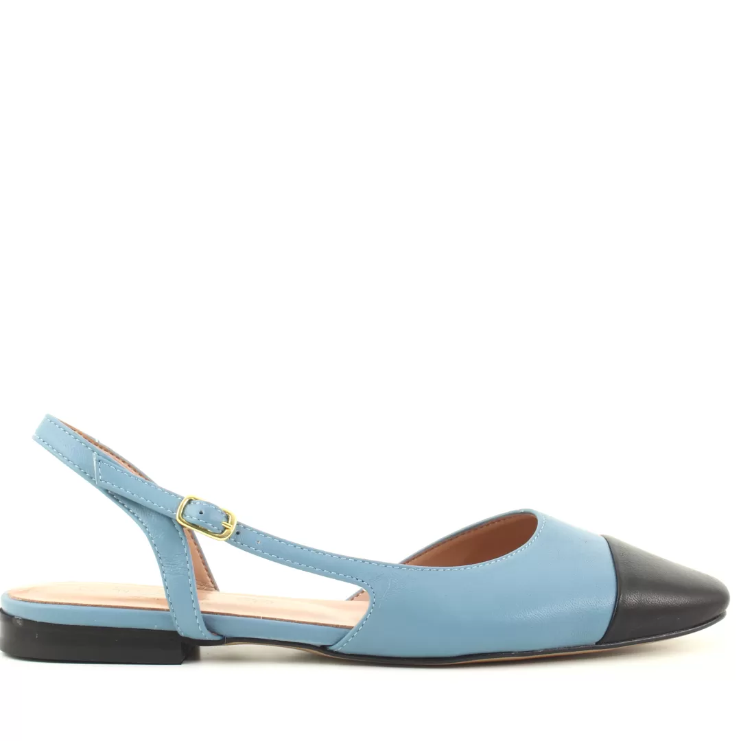 Le Walterine Slingback Aiko Azzurro, Nero Sale