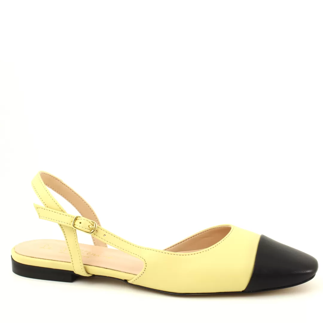 Le Walterine Slingback Aiko Giallo, Nero Cheap