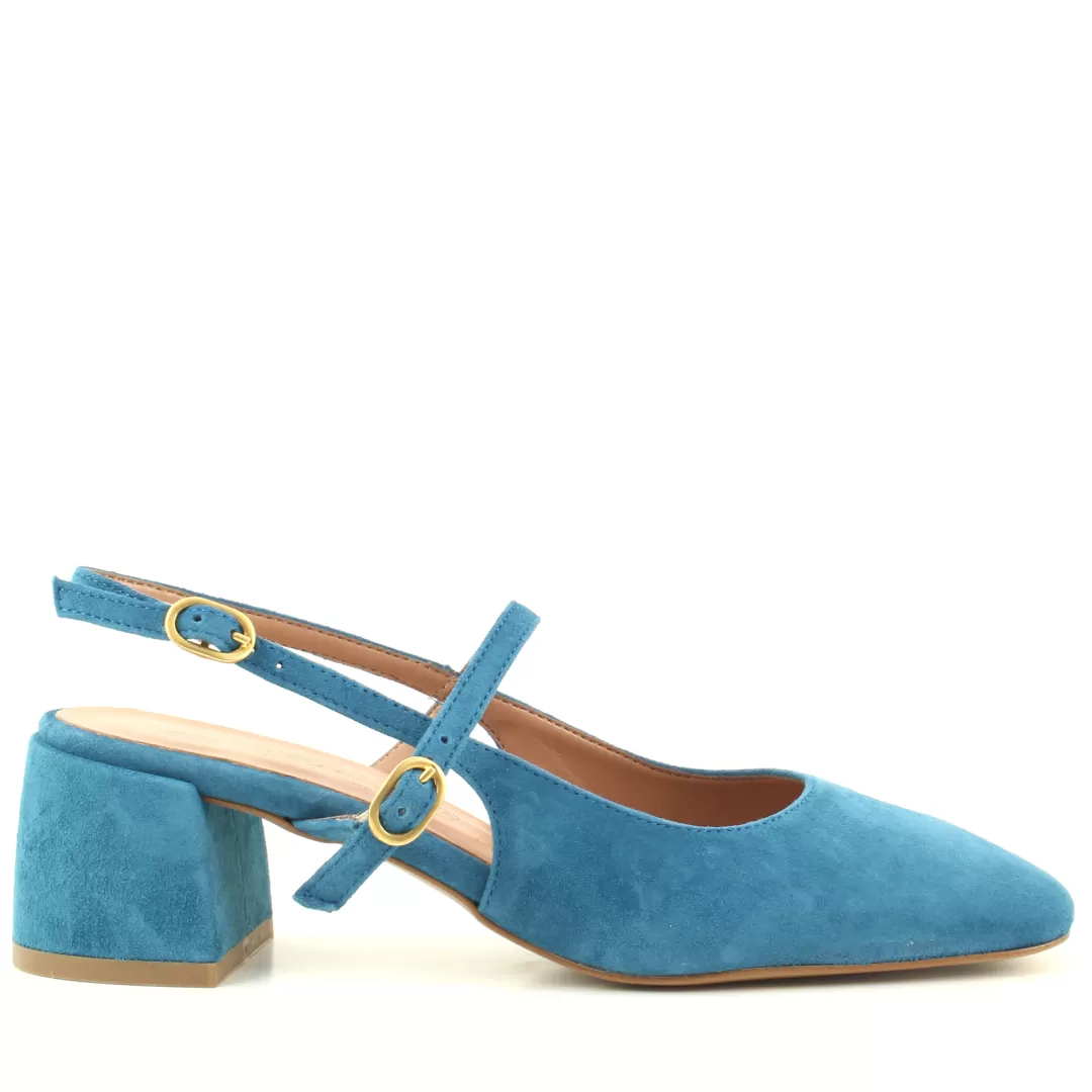 Le Walterine Slingback Amabel Azzurro Outlet