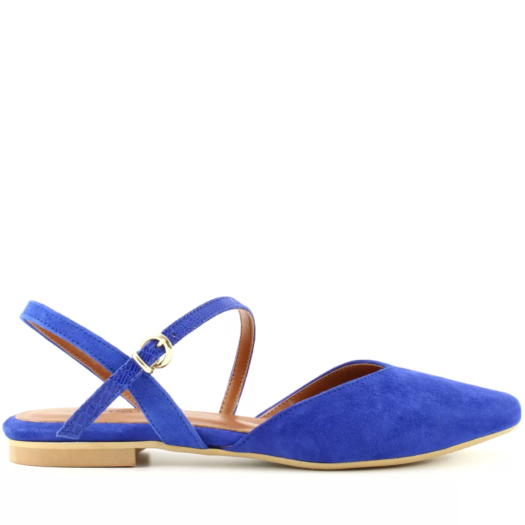 Le Walterine Slingback Flora Blu Flash Sale