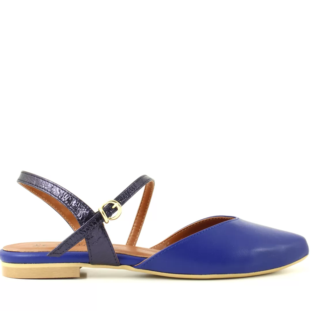 Le Walterine Slingback Flora Blu Sale