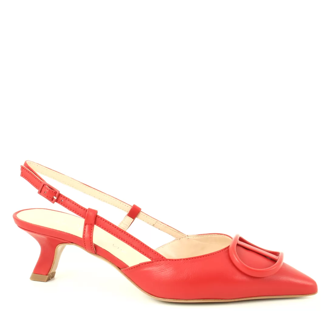 Le Walterine Slingback Hella Rosso Best