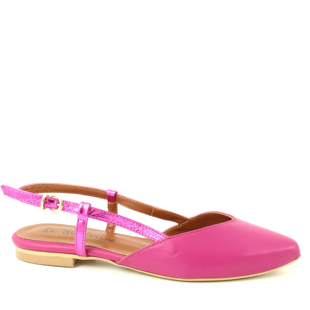 Le Walterine Slingback Mara Fucsia, Rosa Flash Sale