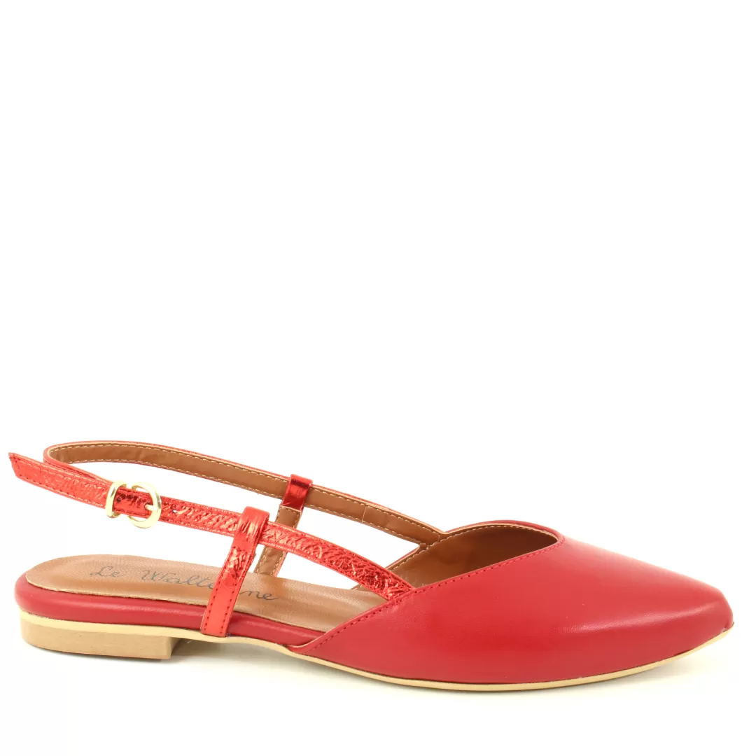 Le Walterine Slingback Mara Rosso Cheap