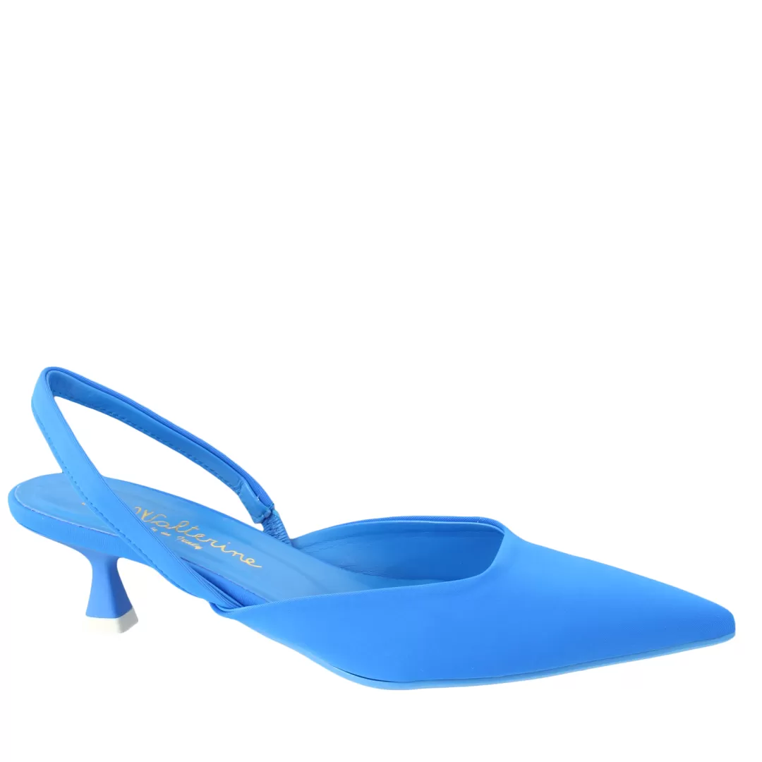 Le Walterine Slingback Marion Azzurro, Jeans Cheap