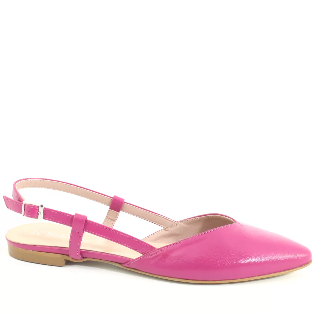 Le Walterine Slingback Sunny Fucsia, Rosa Clearance