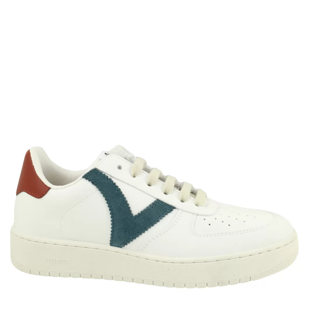 Victoria Sneaker 1258201 Bianco, Petrolio Discount