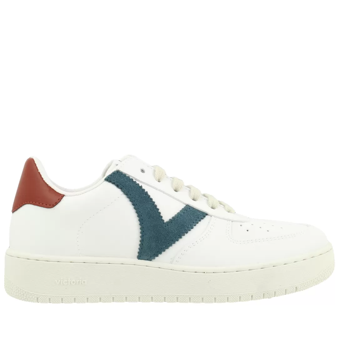 Victoria Sneaker 1258201 Bianco, Petrolio Discount