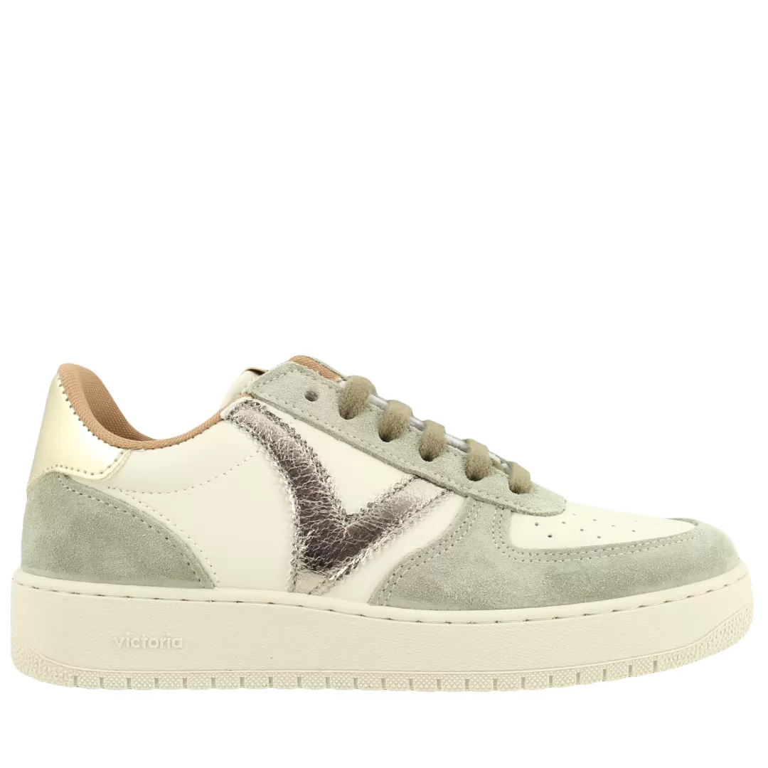 Victoria Sneaker 1258222 Bianco, Verde Outlet