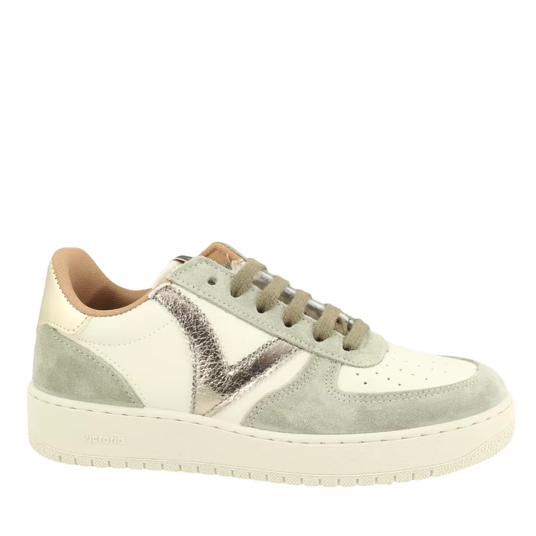 Victoria Sneaker 1258222 Bianco, Verde Outlet