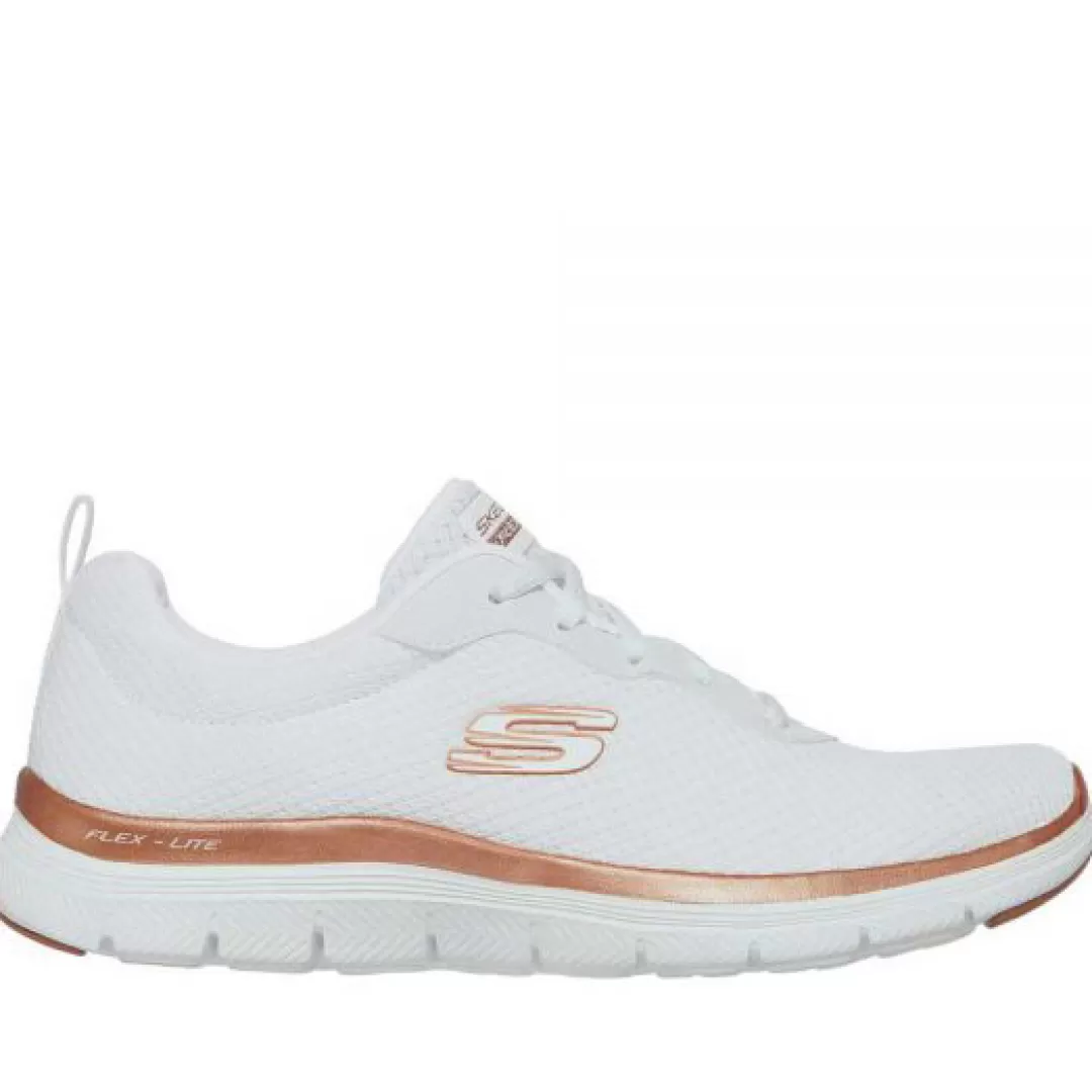 Skechers Sneaker Flex Appeal 149303 Bianco Outlet