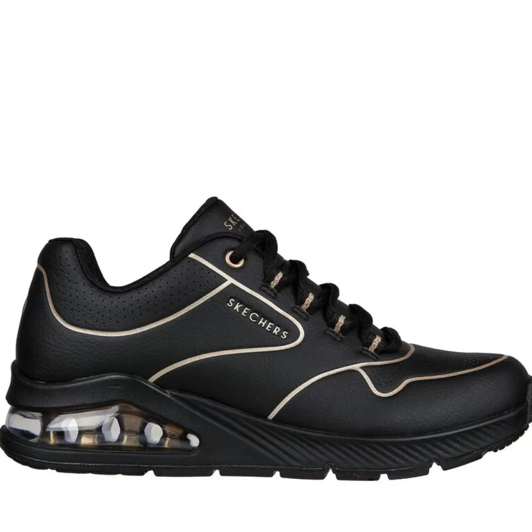 Skechers Sneaker Uno Gold 155637 Nero, Oro Best Sale