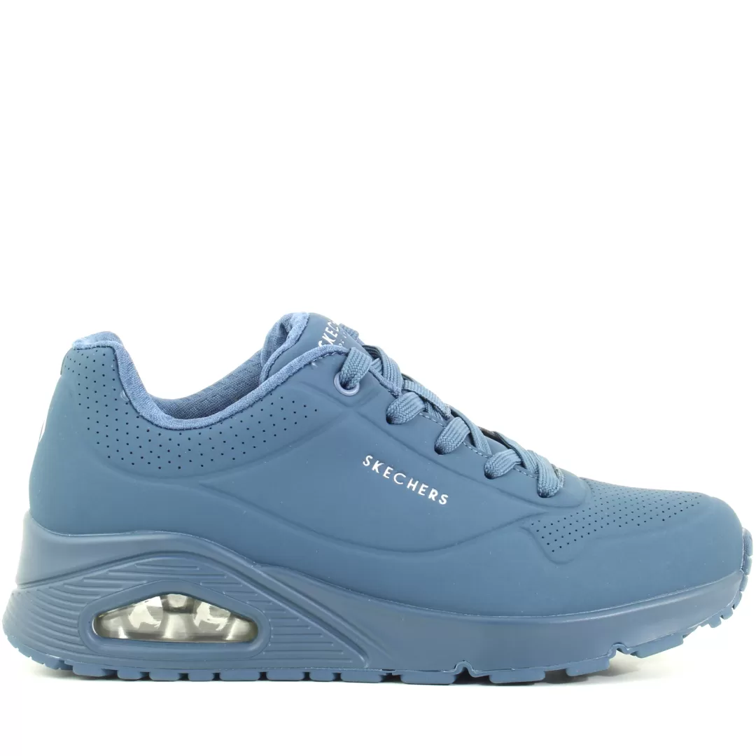 Skechers Sneaker Uno Stand 73690 Blu Discount