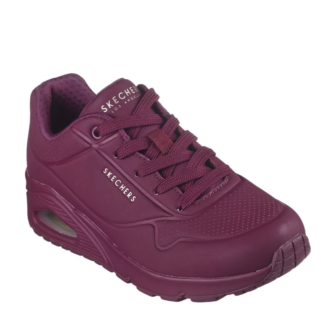 Skechers Sneaker Uno Stand 73690 Bordeaux, Viola Sale