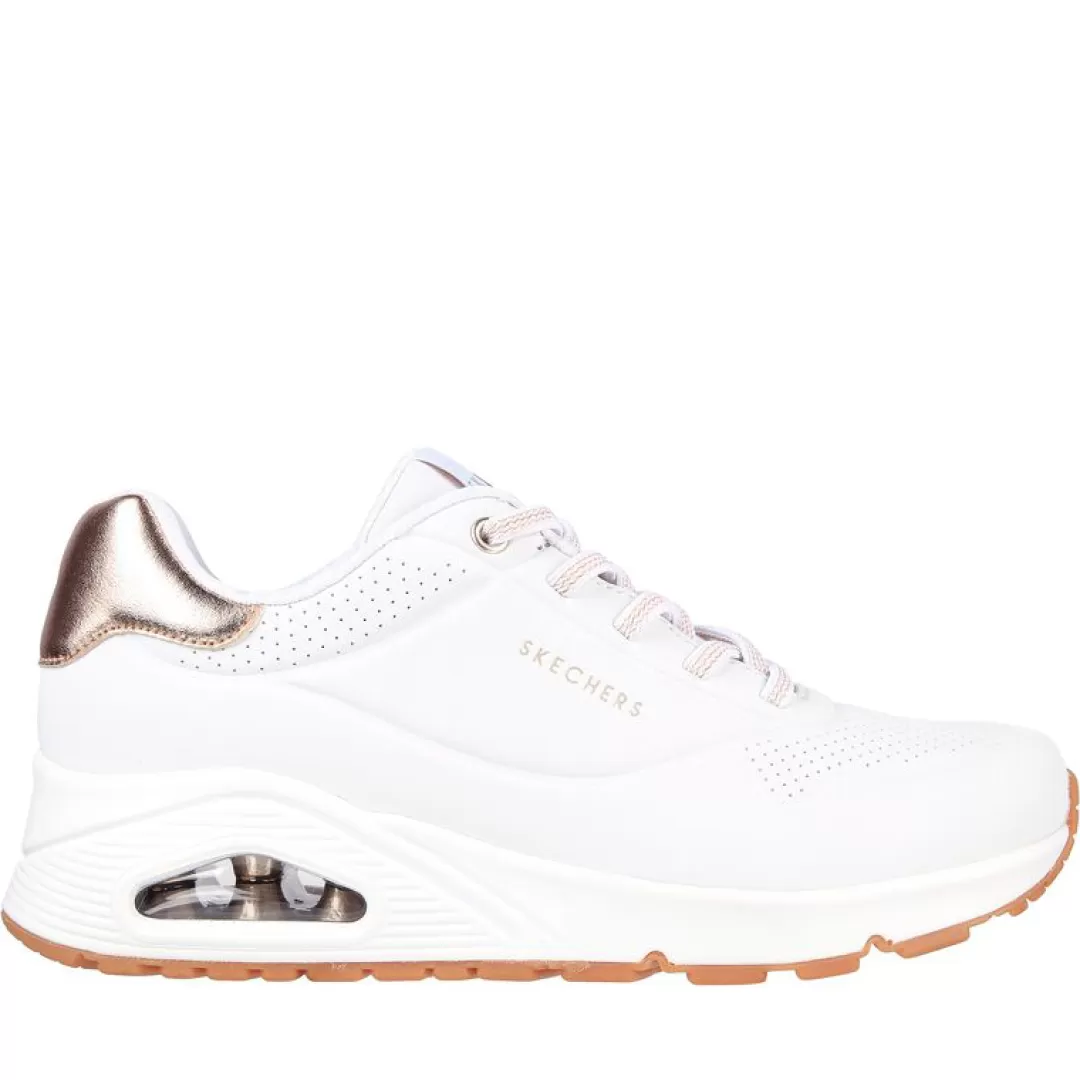 Skechers Sneaker Uno-Shimmer 155196 Bianco Flash Sale